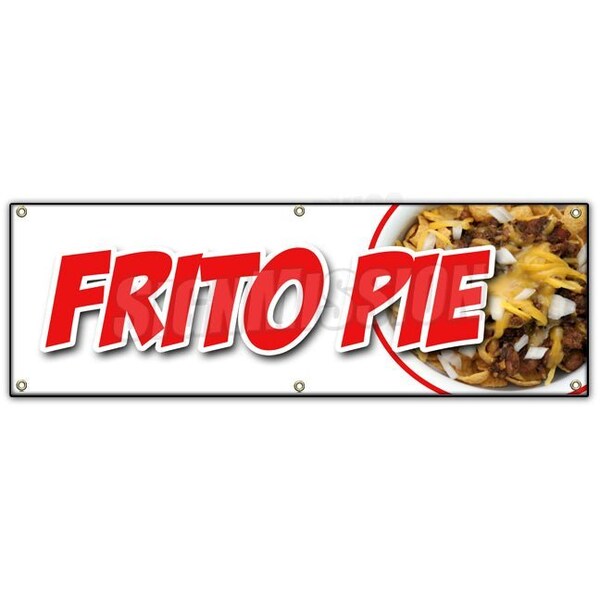 Signmission FRITO PIE BANNER SIGN chili cheese corn chips texas style tamale fresh B-72 Frito Pie - main